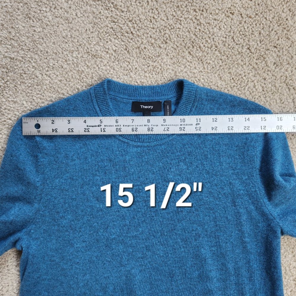 NWT Theory 100% Cashmere Sweater--Women SM/Men XS - Picture 3 of 12